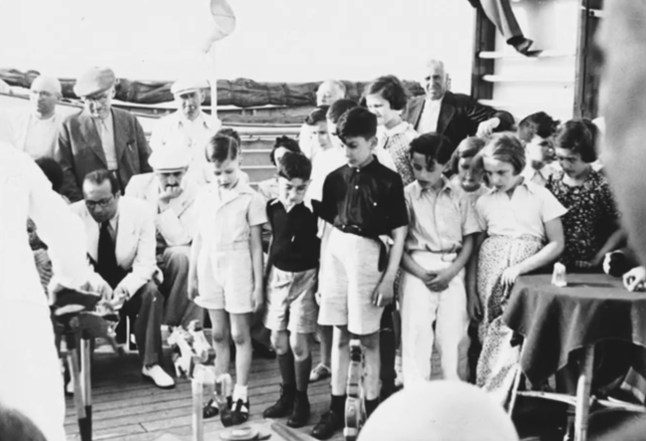 Gerald Granston was six when he travelled on the SS St Louis with his father (Picture: Gerald Granston)