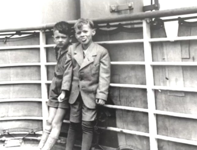 Gerald Granston was six when he travelled on the SS St Louis with his father (Picture: Gerald Granston)